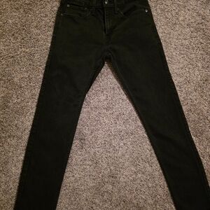 Denizen Levi's Black Straight Leg Jeans Mens Classic Fit 5 Pocket